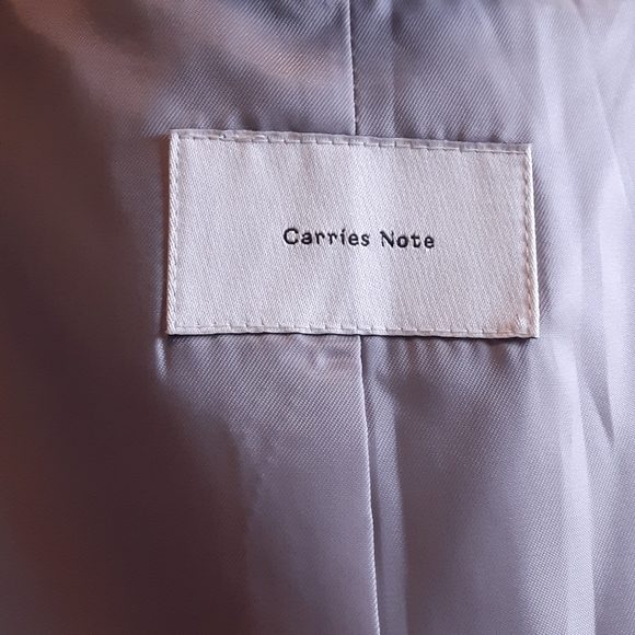 Carrie's Note, Hand Made, CASHMERE Blended, Hidden Button, Slit Pockets, Size M - Picture 2 of 8